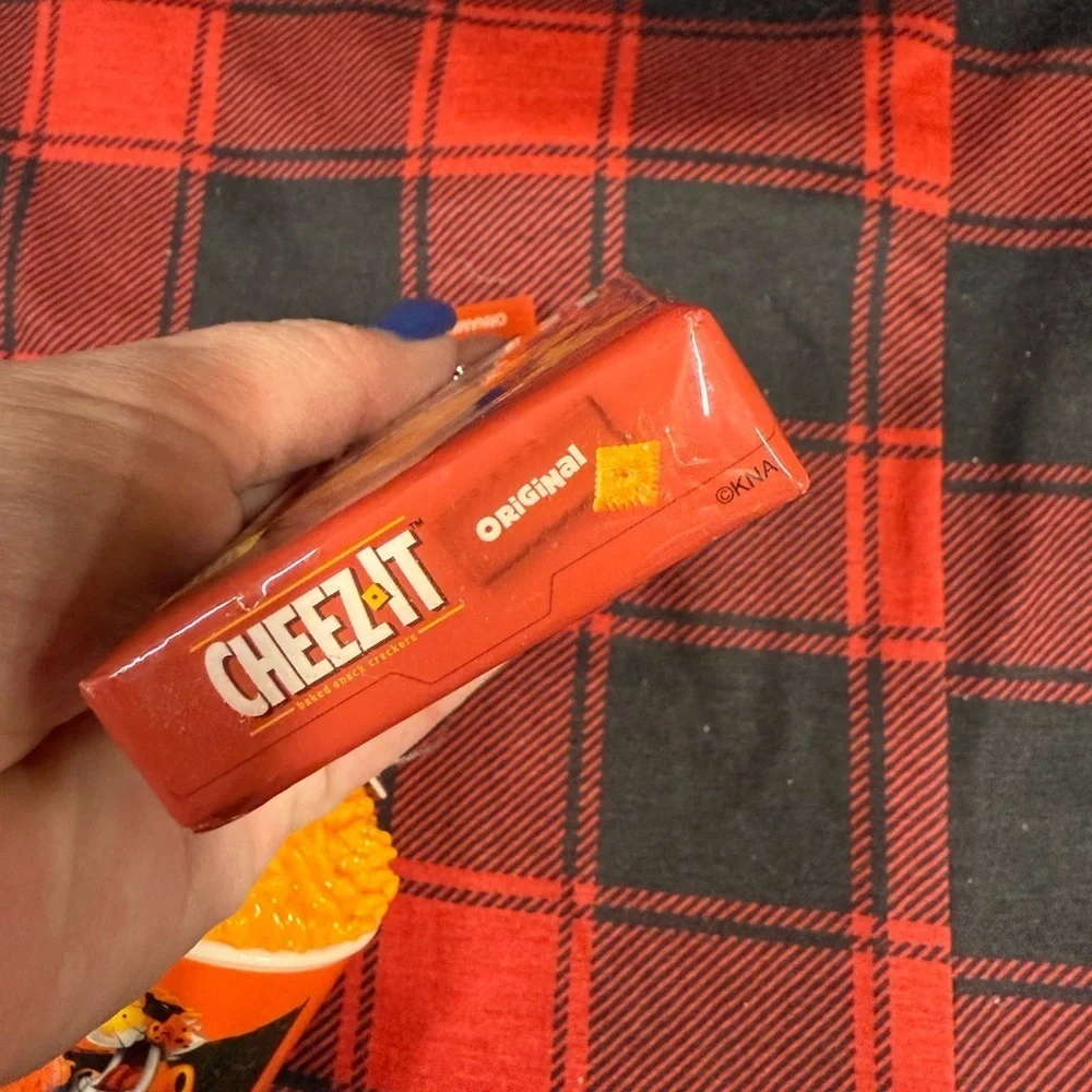 Orange Crunchy Cheeto’s and Cheez Holiday Christmas Ornaments Brand New Set of 3